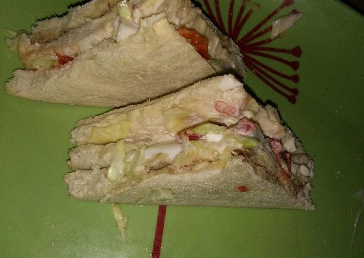 Homemade sandwich