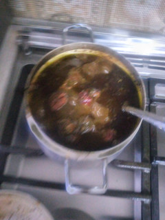 عکسی از دستور خورش آلو اسفناج