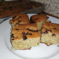 Foto principal de Torta de manzana con chispitas de chocolate 🍎🍫🍎