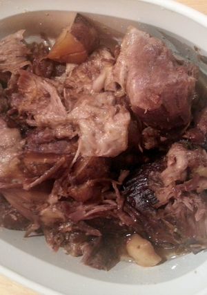 A picture of Crock Pot Slow Cooker Pork Picnic Shoulder Roast.
