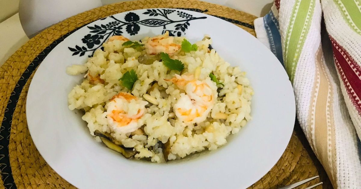 Resep Shrimp Risotto Enak, Praktis, dan Mudah Dibuat - foto hasil masakan