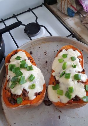 Una foto de Zapallo relleno