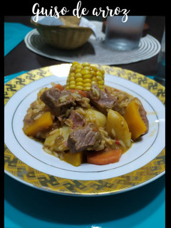 Una foto de Guiso de arroz