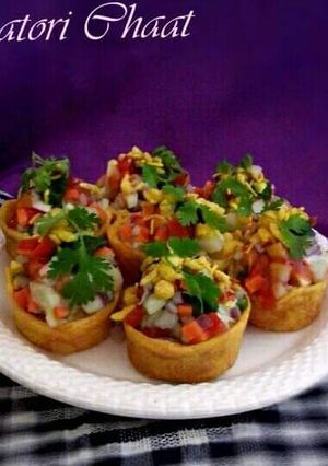 A picture of Katori Chaat.