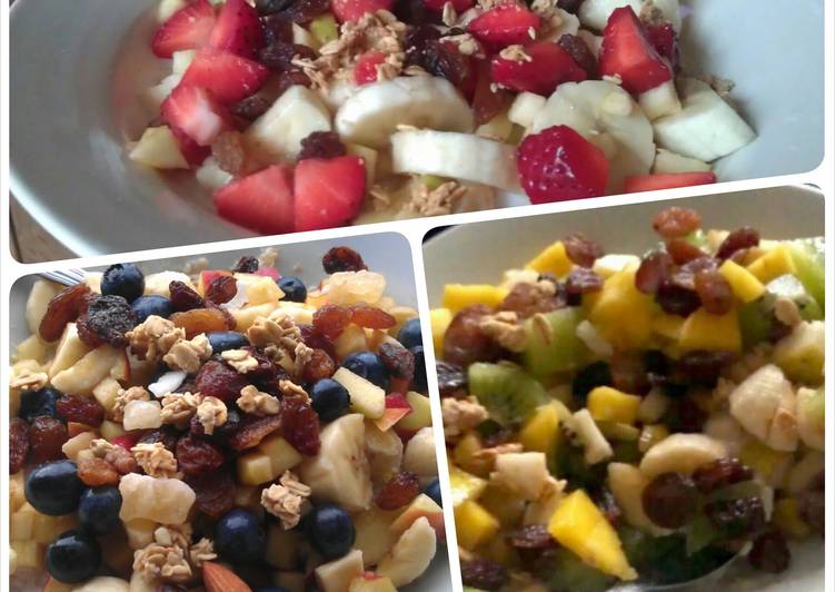 Simple Way to Make Any-night-of-the-week Low carb healthy fruit &#34;porridge&#34; - no oats