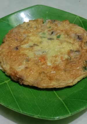 Foto resep Omelet Jamur Kancing