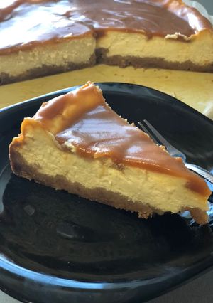 O poză a rețetei New York cheesecake 🍰.