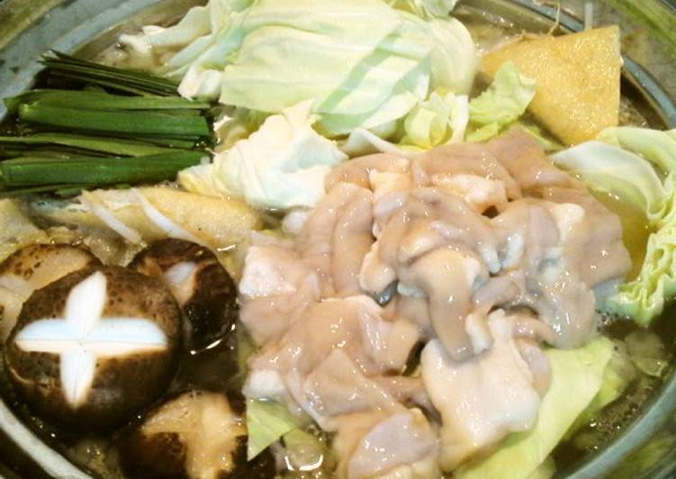 Simple Way to Make Any-night-of-the-week Salty Motsu Hot Pot