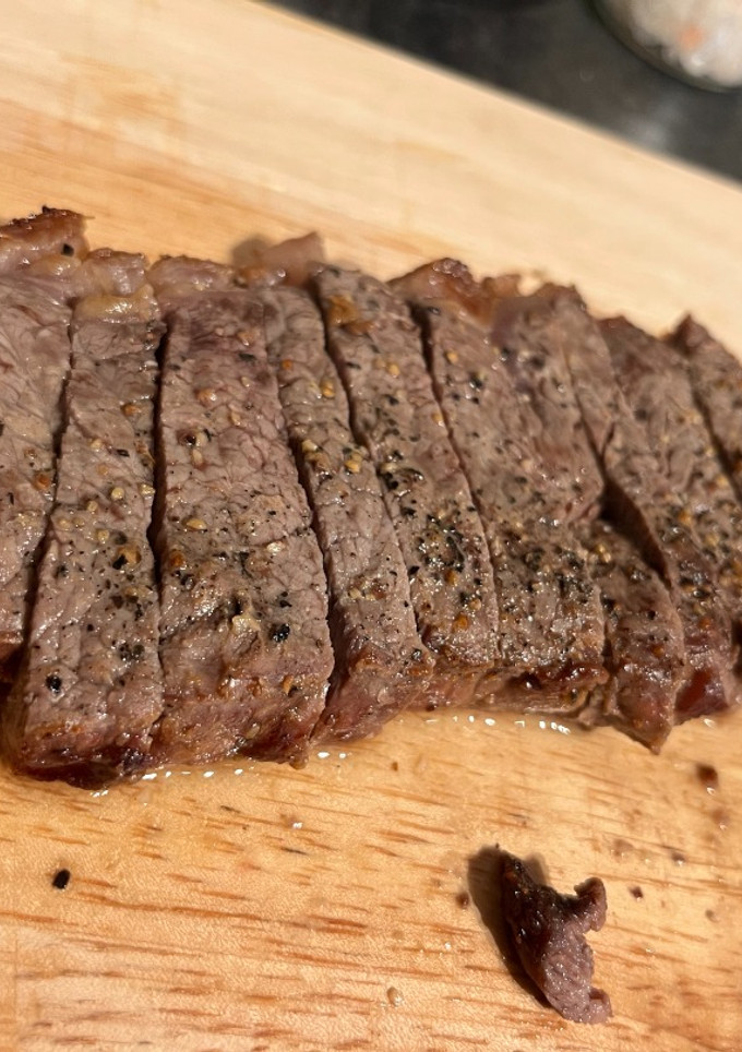 Una foto de Solomillo de res / Air fryer