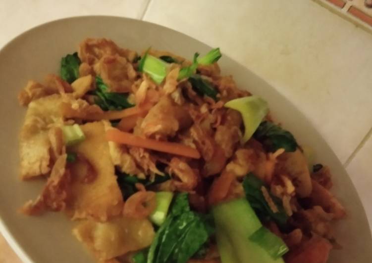 Cara mudah meracik Capcay (goreng) udang yang Lezat