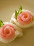 Kamaboko Roses for a New Year's Bento