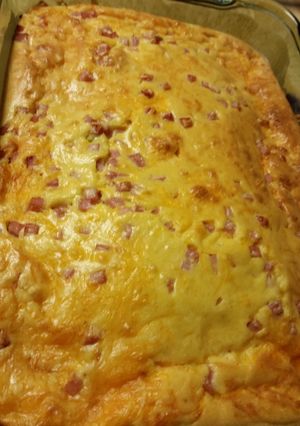 A picture of Ham Salad Pie.