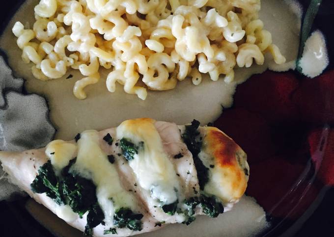 Spinach Mozzarella Hassleback Chicken