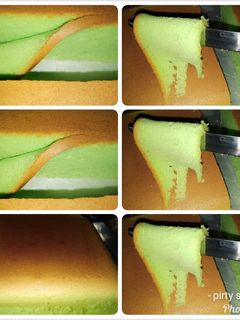 Foto resep Ogura Pandan Cake