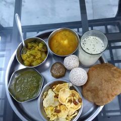 A picture of Navratri thali.