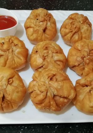 A picture of Chicken kachori 😋.