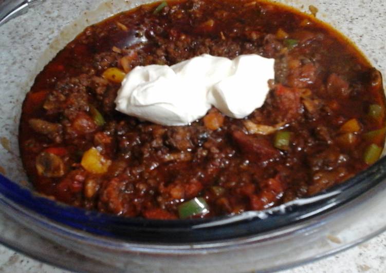 Steps to Make Any-night-of-the-week My Hot but Flavourful Chilli and Garlic Beef ☺