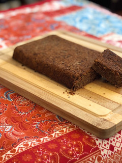 Una foto de Brownie de porotos mung