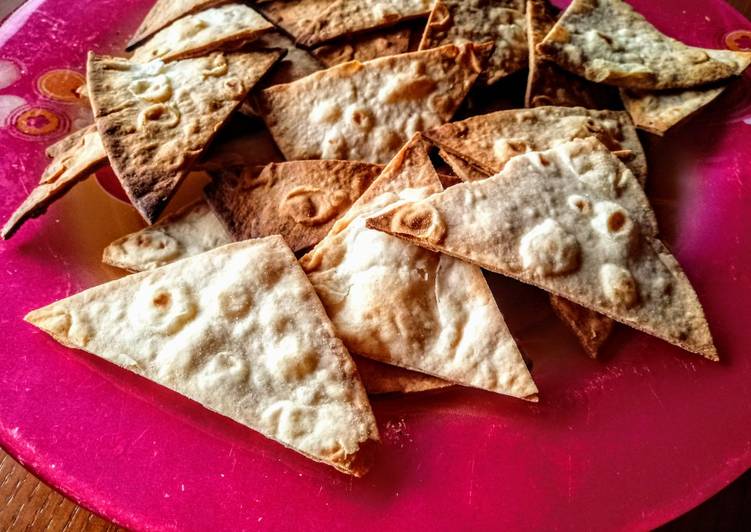 Nachos caseros muy fáciles y rápidos - ¡con piadinas!