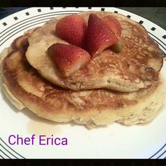 Strawberry pancakes A picture of Strawberry pancakes.