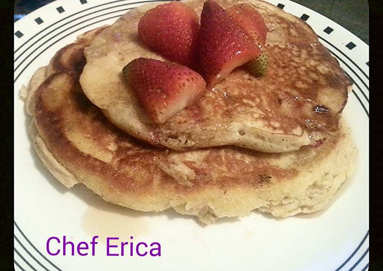 Recipe of Super Quick Homemade Strawberry pancakes