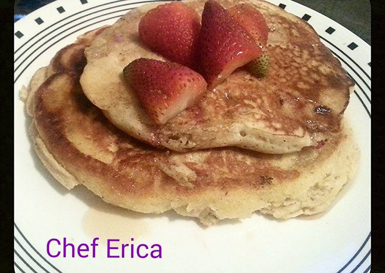 Simple Way to Make Ultimate Strawberry pancakes