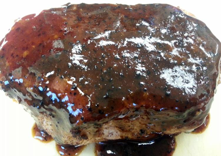 Easiest Way to Prepare Speedy Drunken Pork Chops with Espresso Glaze