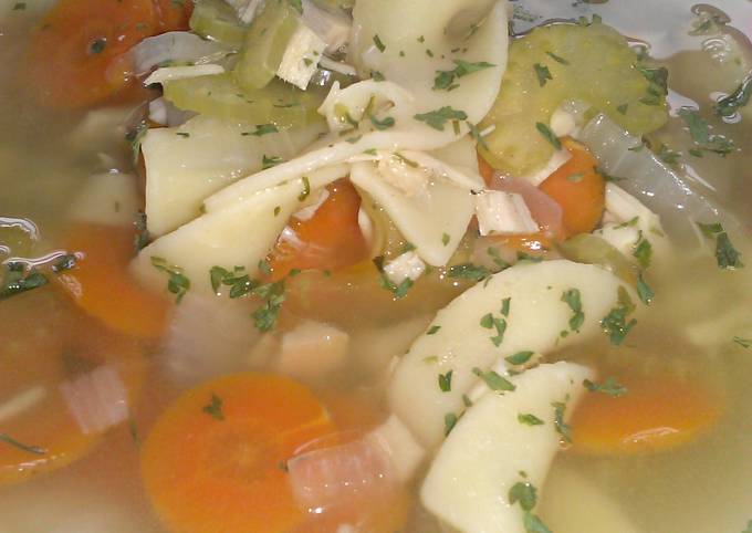 How to Prepare Ultimate ""Turkey Noodle Soup ""