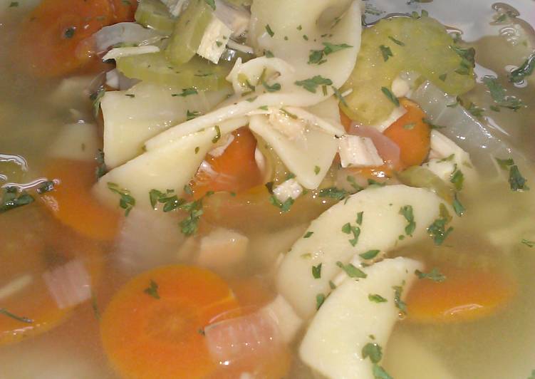 Easiest Way to Make Appetizing ""Turkey Noodle Soup ""
