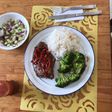 ALMUERZO SALUDABLE BRÓCOLI AL VAPOR