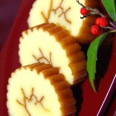 A picture of For Osechi Cake-Like Fluffy Date-maki (Rolled Fishcake Omelette).