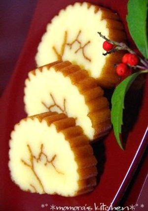 A picture of For Osechi Cake-Like Fluffy Date-maki (Rolled Fishcake Omelette).