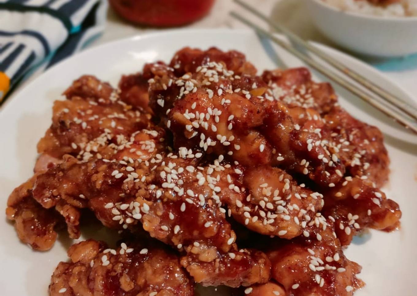 Ayam bumbu Korea