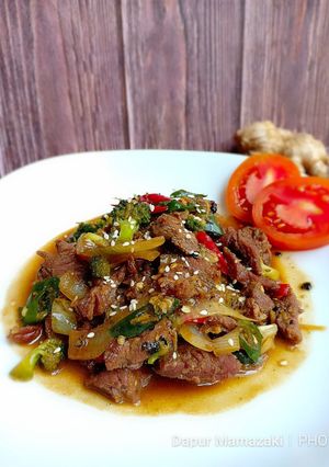 Foto resep Beef teriyaki hokben