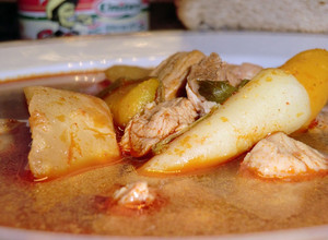 Gulyás leves recept (sertés húsból) recept fotója