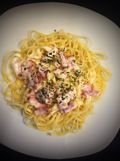Una foto de Pasta Carbonara 🍝