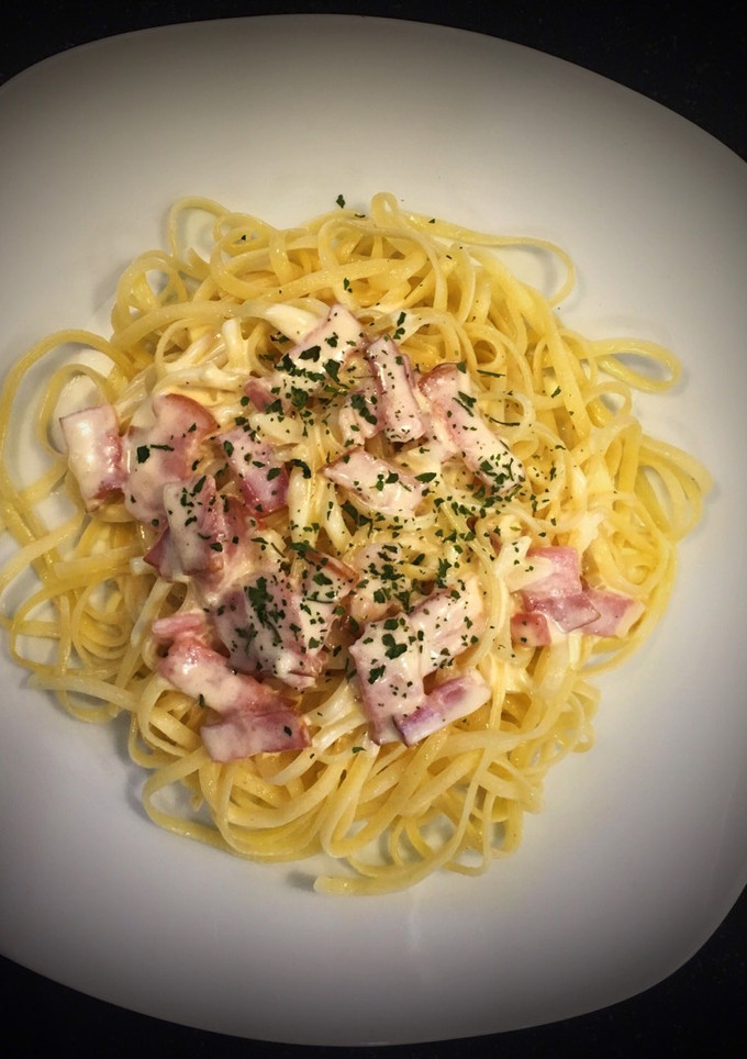 Una foto de Pasta Carbonara 🍝