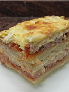 Una foto de Pastel de patata y col
