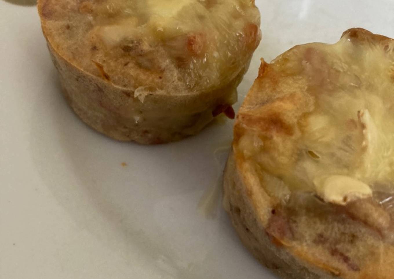 Muffins lardons noix et camembert