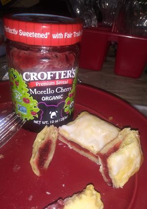 A picture of Cherry pastries.