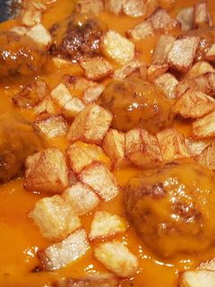 Una foto de Albóndigas con fritada (principiantes)
