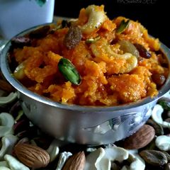 Gajar ka halwa A picture of Gajar ka halwa.
