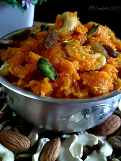 A picture of Gajar ka halwa.