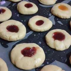 Una foto de Galletas con mermelada