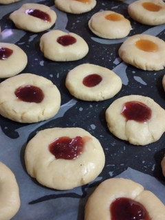 Una foto de Galletas con mermelada