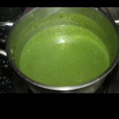 A picture of Palak soup.
