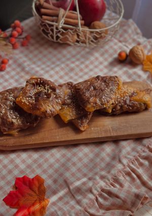 صورة لوصفة فطيرة التفاح بورق الأرز