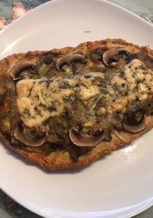Una foto de Galettes de champiñones y queso azul (Mambo)