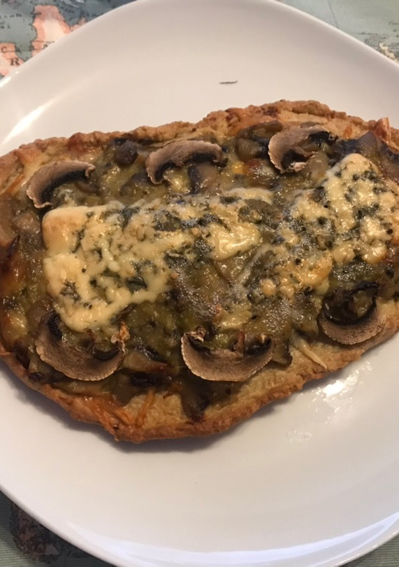 Una foto de Galettes de champiñones y queso azul (Mambo)