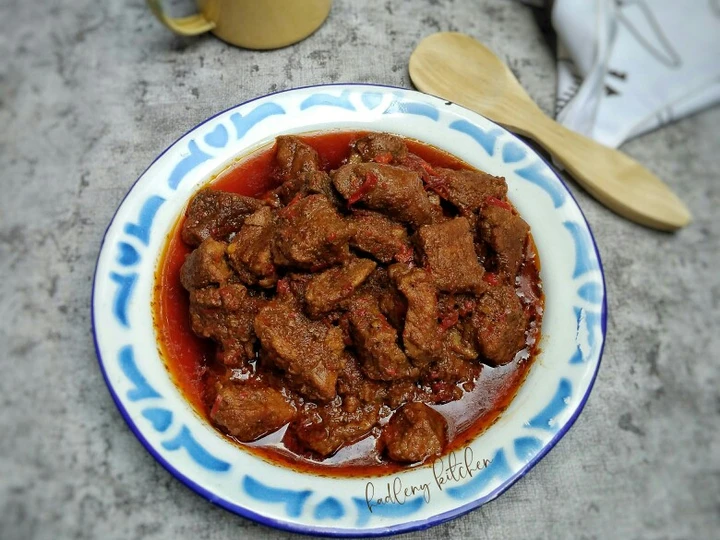 Langkah Mudah untuk Membuat Resep Daging Bumbu Rendang Simpel &amp;amp; Cepat yang Lezat Sekali Anti Ribet, Lezat Sekali